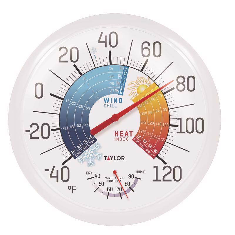 THERMOMETER 13.25" WIND