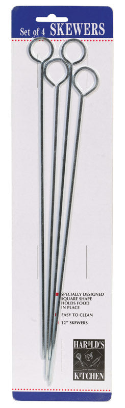 SKEWERS 12"CHROME CD4
