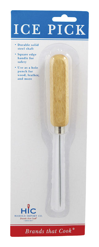 PICK ICE WOOD GRIP 8"