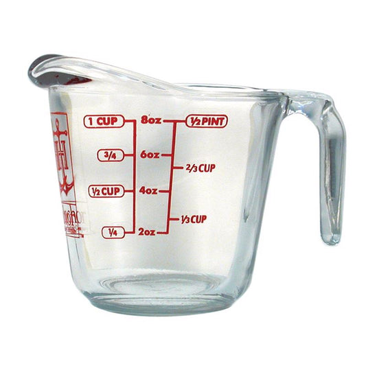 MSRNG CP GLS CLR/RD 8OZ