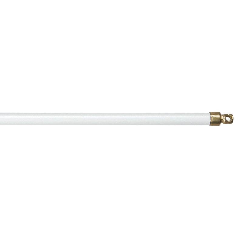 Kenney White Traditional/Transitional Sash Rod 11 in. L X 19 in. L