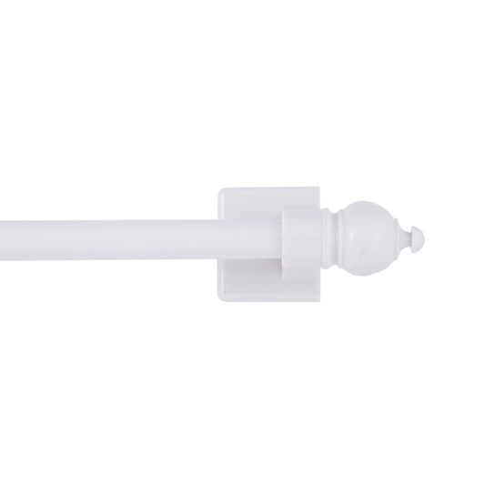 Kenney White Traditional/Transitional Magnet Cafe Rod 16 in. L X 28 in. L
