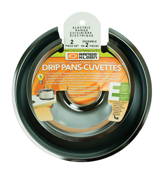 DRP PN STL CHRM SLV 8"
