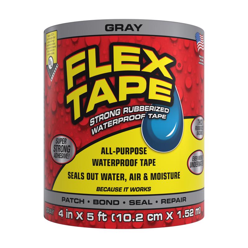 FLEX TAPE 4"X5' GRY