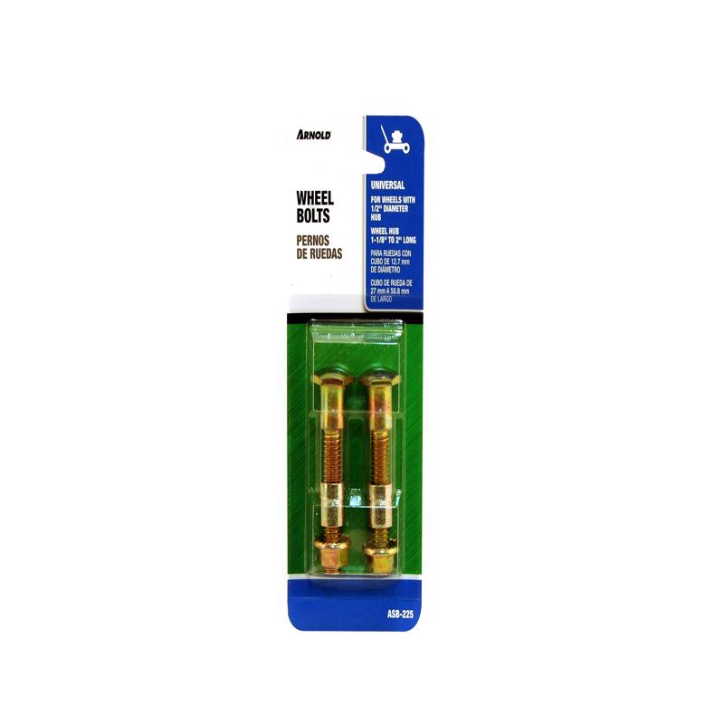 WHEEL BOLTS STEEL 2PK