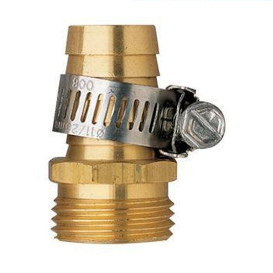 HOSE MENDR BRS MALE 5/8"