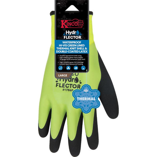 WATERPRF GLV BLK/GRN L