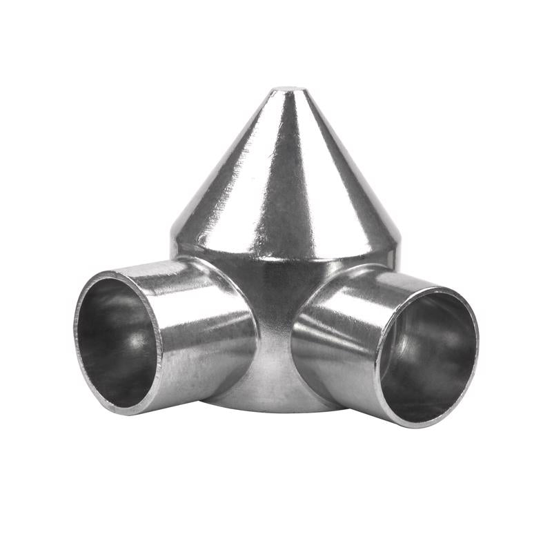 YardGard Silver Aluminum Chain Link Bullet Cap 1 pk