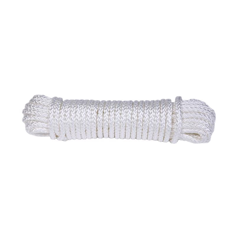 ROPE NYLON WHT #8 50'