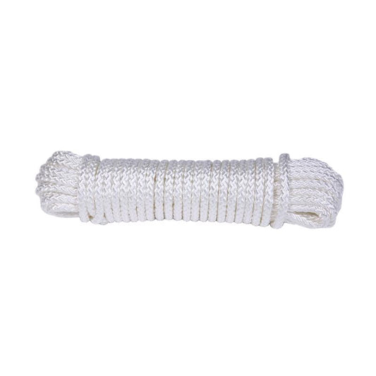 ROPE NYLON WHT #8 50'