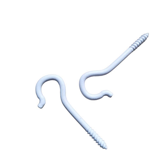 SWAG HOOK STL WHT 5PK