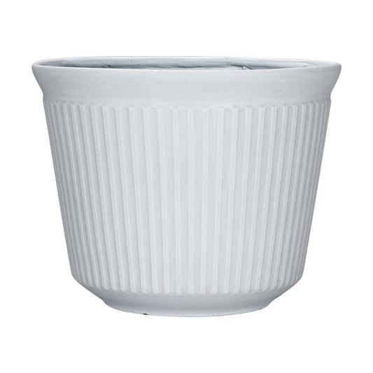 PLNTR FINOLA RND WHT 12"