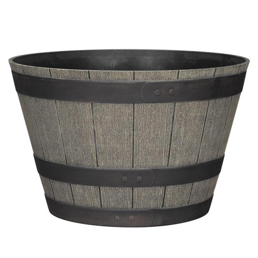 PLNTR WHSKY BRL OAK 19"