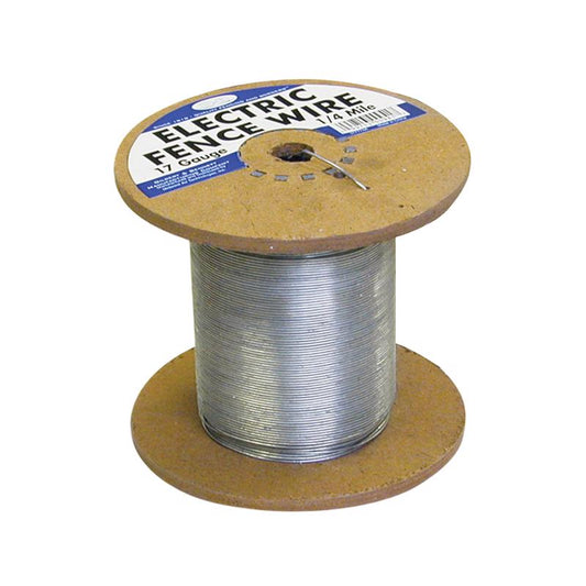 FarmGard 0.06 in. H X 1320 ft. L Galvanized Steel Electric Fence Wire Silver