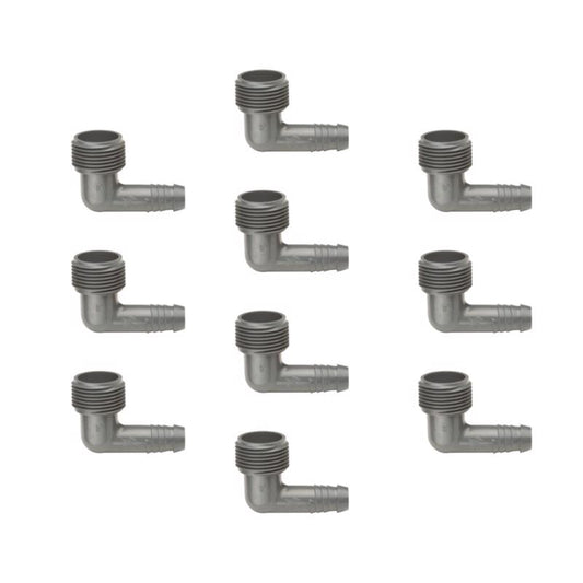 BARBED X 3/4" MNPT FL