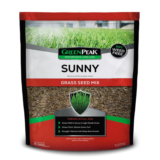 GreenPeak Mixed Full Sun/Light Shade Grass Seed 3 lb