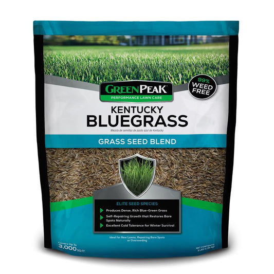 GreenPeak Kentucky Bluegrass Sun or Shade Grass Seed 3 lb