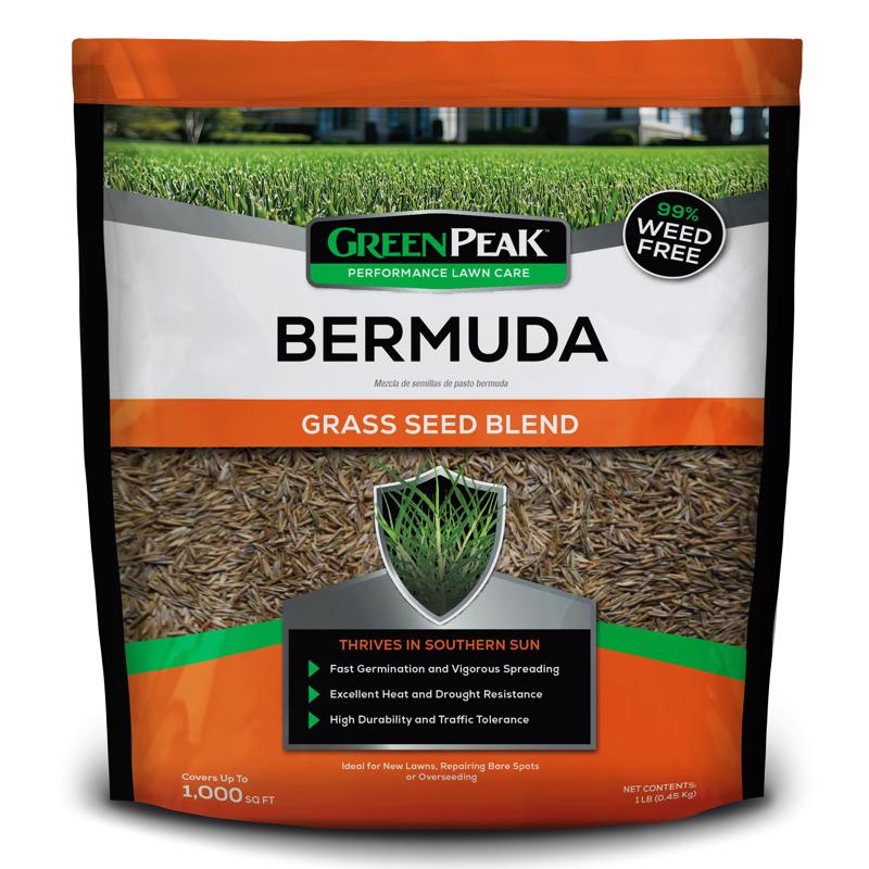 GreenPeak Bermuda Grass Sun or Shade Grass Seed 1 lb