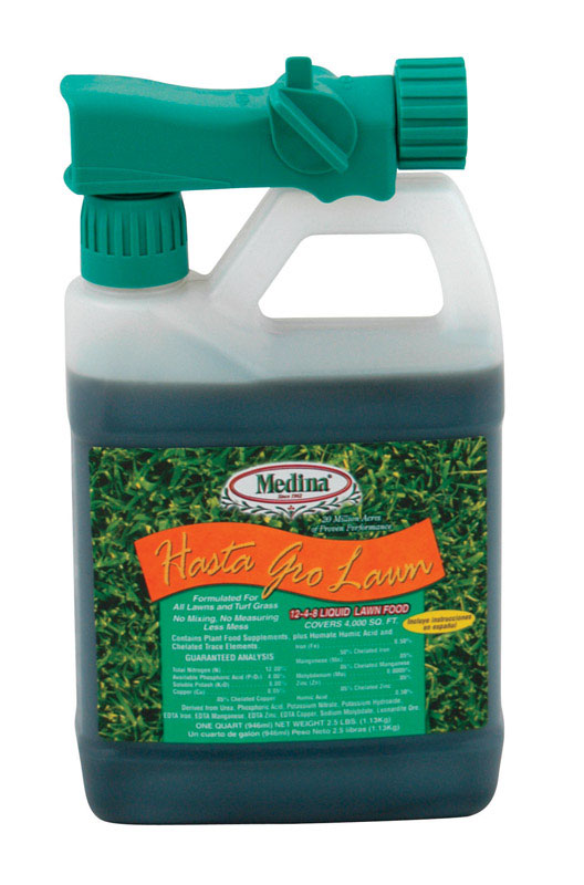 Medina Hasta Grow Lawn All-Purpose Lawn Food For All Grasses 4000 sq ft