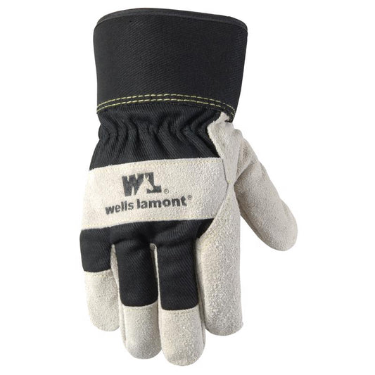 GLOVE LTHR COWSPLIT MED
