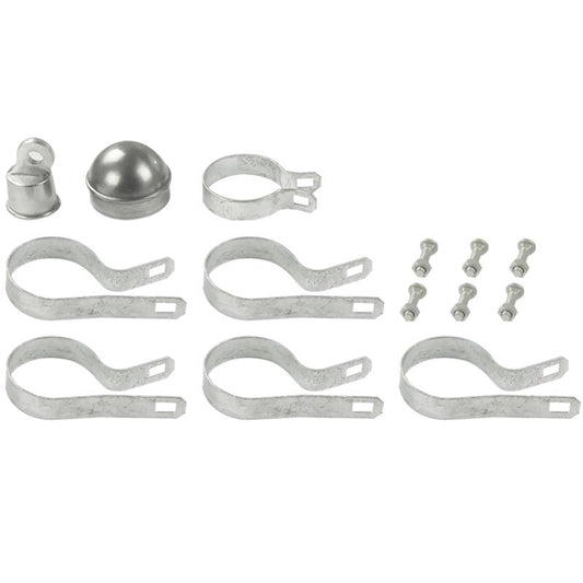 YardGard 6 ft. H Aluminum Chain Link Fence End/Gate Post Kit