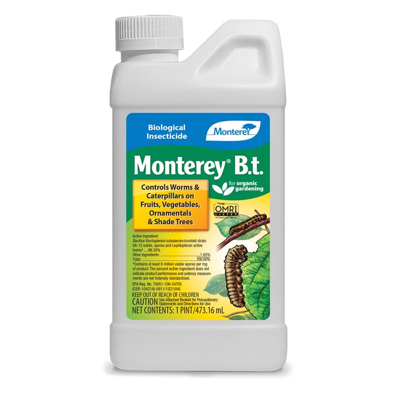Monterey B.t. Organic Insect Killer Liquid Concentrate 1 pt