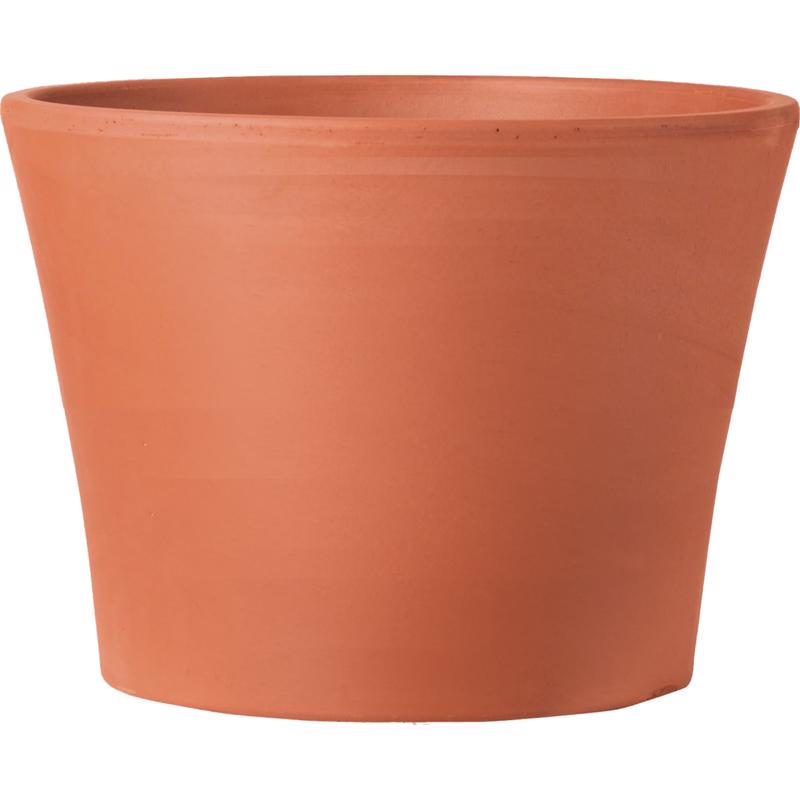 RED CLAY HLF CONO POT 7"