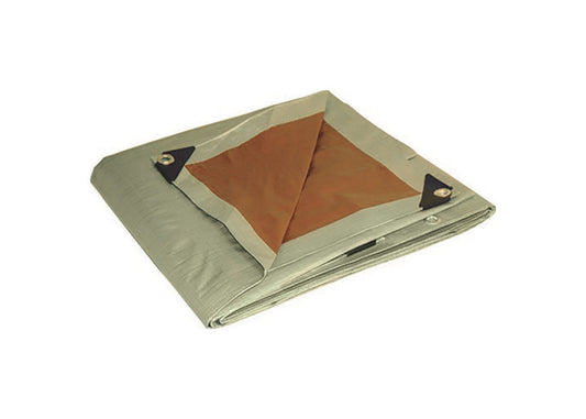 TARP BRN/SLV 16'X20' DT