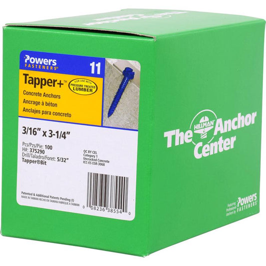 CNCRT SCRW ANCHR 3-1/4"