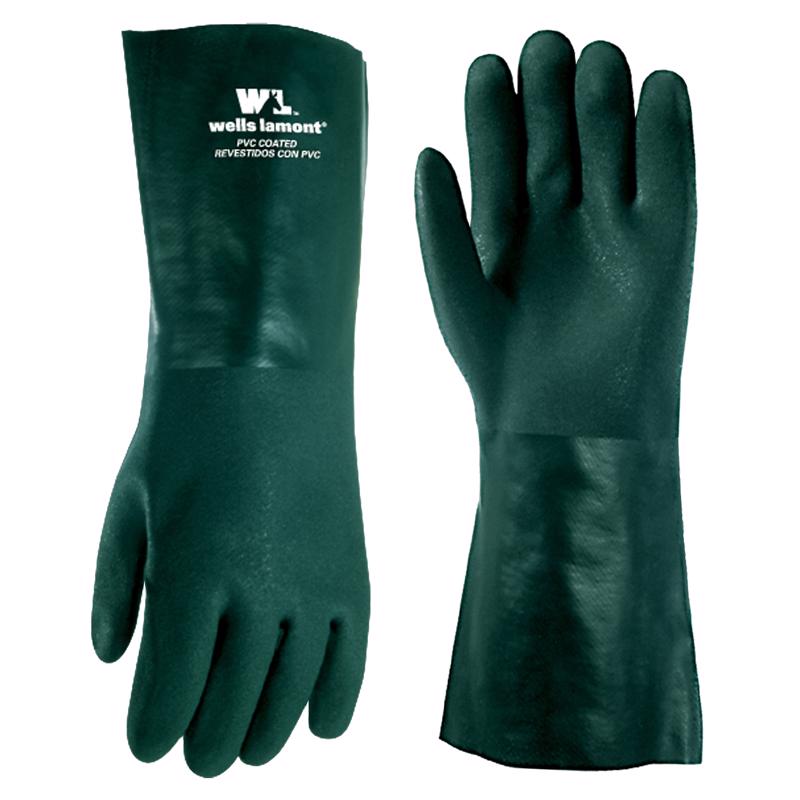 PVC CHEM GLOVE GRN