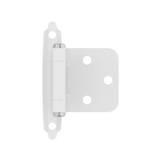 HINGE CAB WHT 2PK