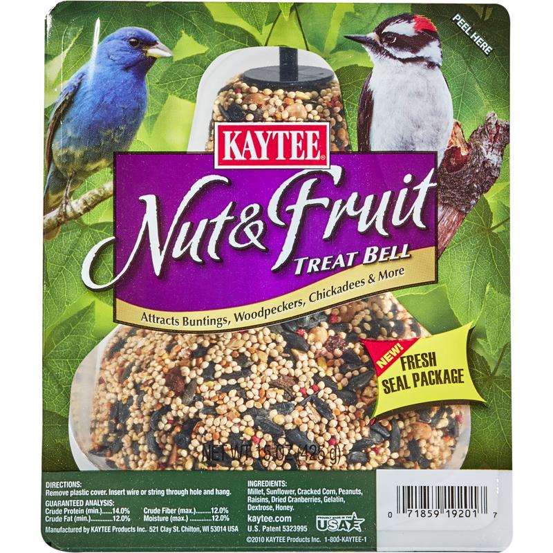 Kaytee Nut & Fruit Seed Bell 15 oz