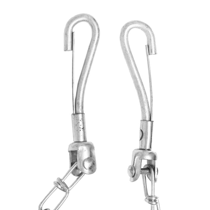 DOG TIE OUT 15' SLVR LG