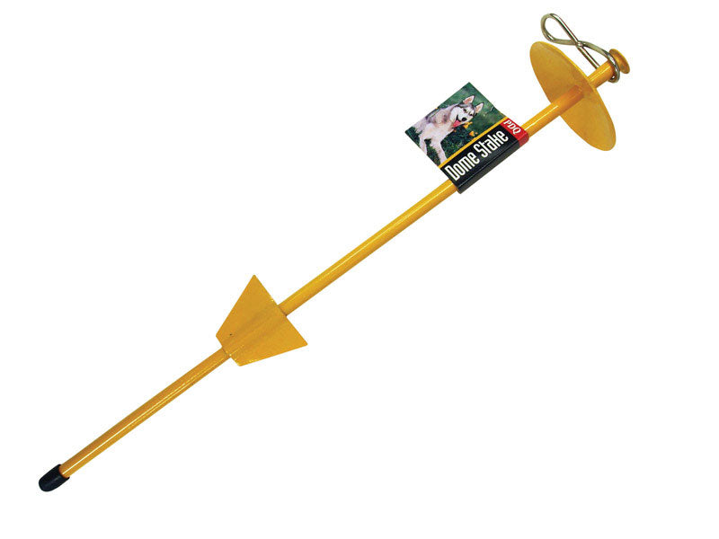 DOG TIE OUT 15' YLW LG