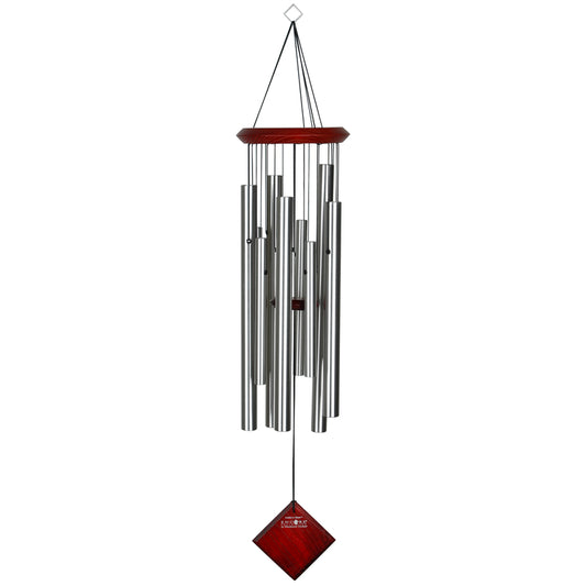 Woodstock Chimes Encore Collection Silver Aluminum/Wood 30 in. Silver Chimes of Orion Wind Chime