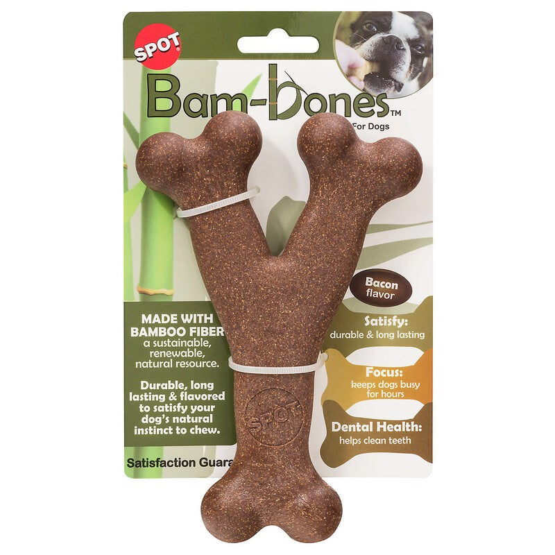 PET TOY BACON WISH BONE