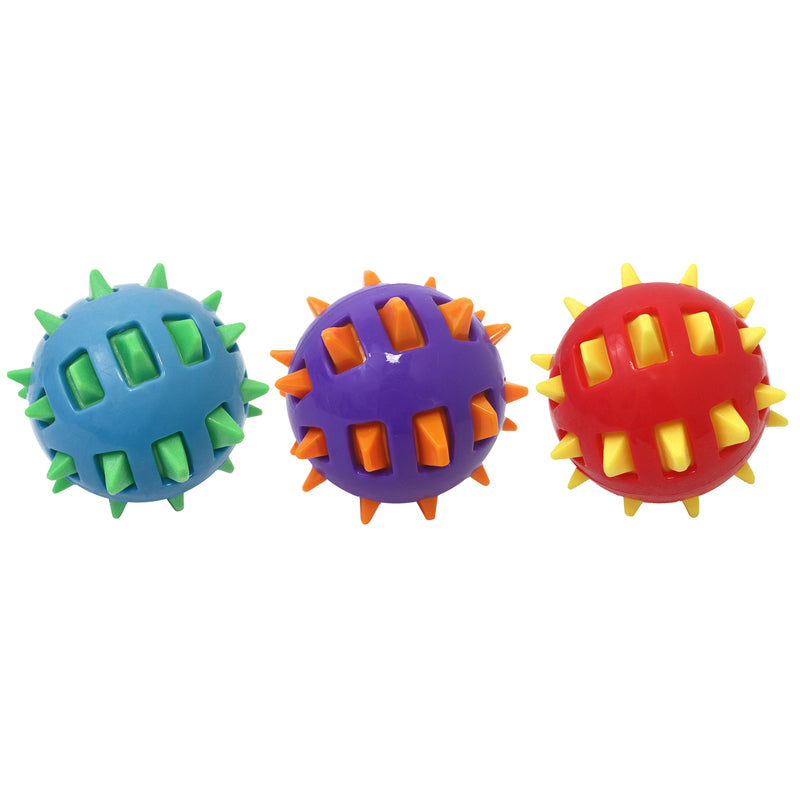 DOG TOY SPIKE BALLS