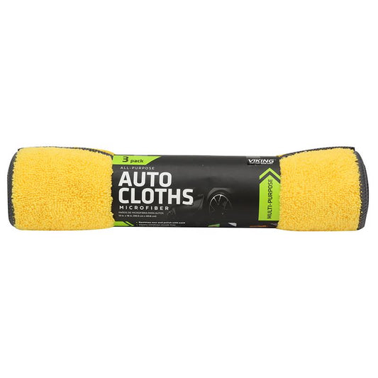 AUTO CLEANING CLOTH 3PK