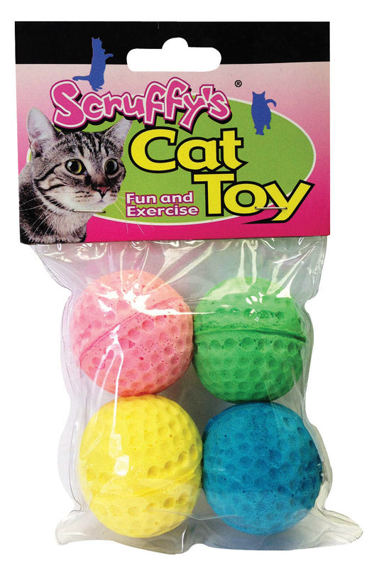 CAT TOY LG SPONGE BALLS