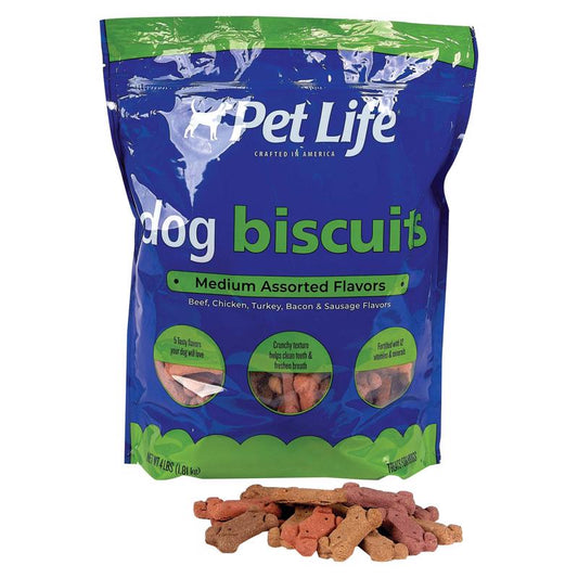 DOG BISCUIT ASST PET LIF