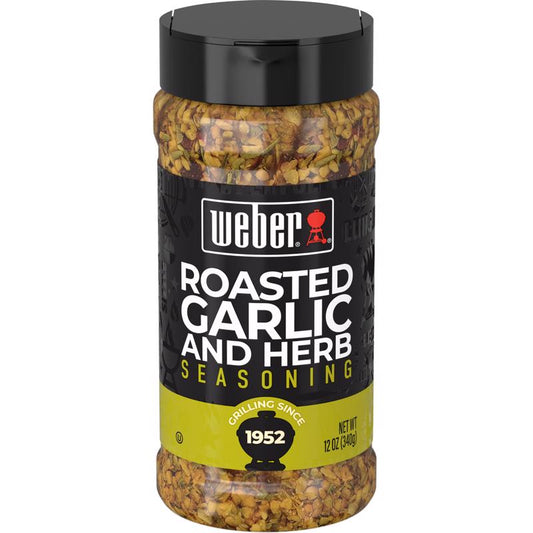 Weber Gluten Free Roasted Garlic & Herb Seasoning 12 oz