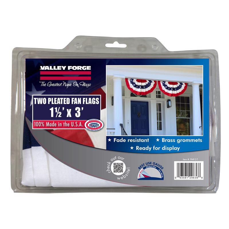 PLATD FLAG AMERCN 18X36"