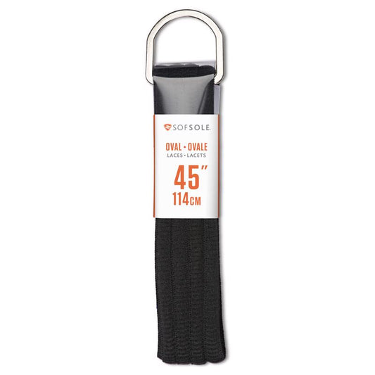 BLACK SHOE LACES 45"