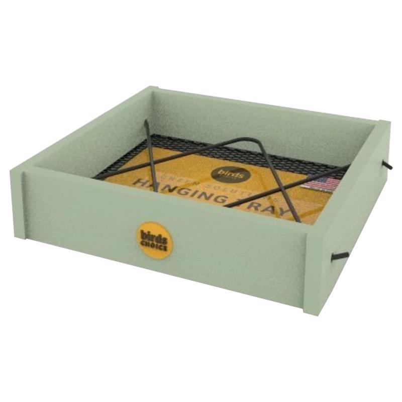 BIRD FEEDER PLST GRN 1PK