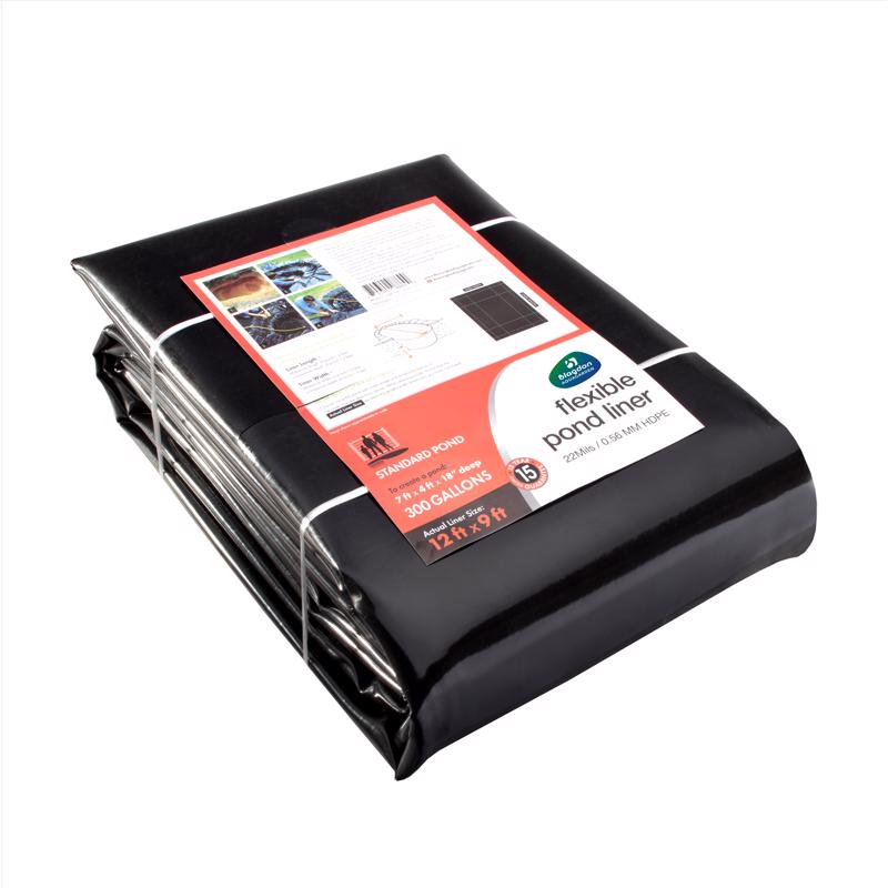POND LINER HDP BLK 12'