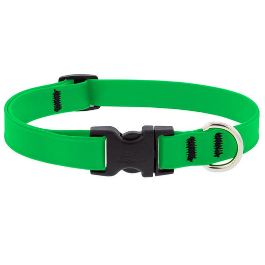 DOG COLLAR 9X14" NEON GR