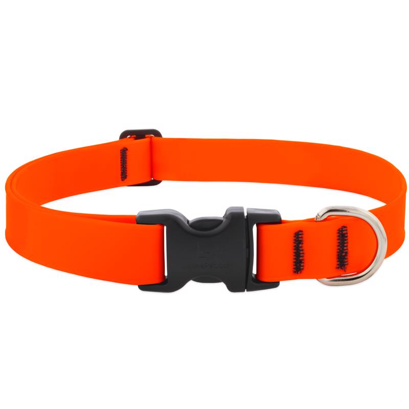 DOG COLLAR 20" NEON ORG