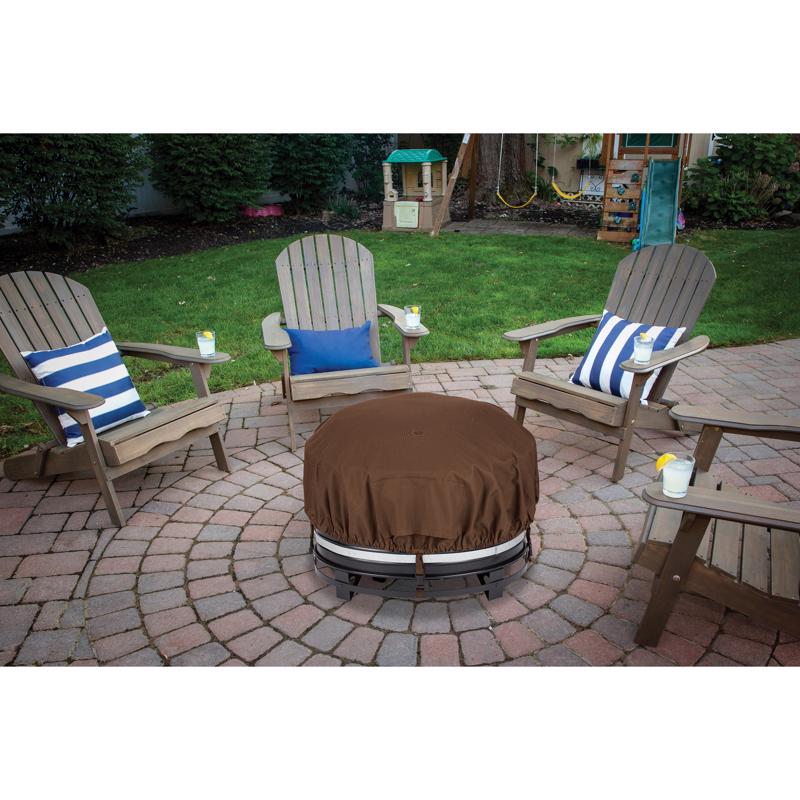 FIRE PIT COVER BRWN