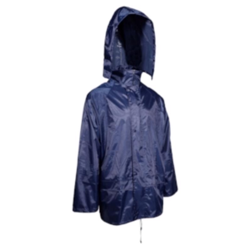 RAIN JACKT PLYSTR BLU XL