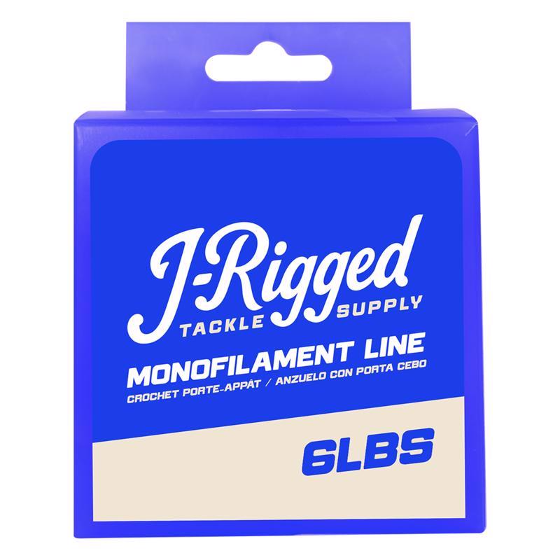 J- Rigged Monofilament Fishing Line 6 lb. cap. 400 yd